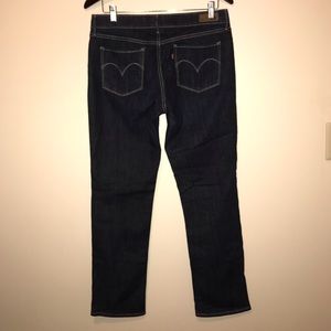 LEVI’S DEMI CURVE MODERN RISE STRAIGHT LEG JEANS